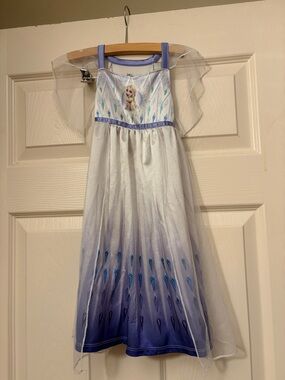 Disney White & Lavender Elsa Ombre Princess Dress